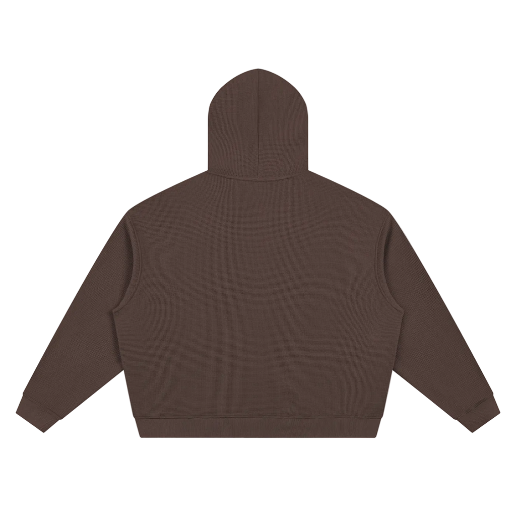 Waffle Boxy Hoodie