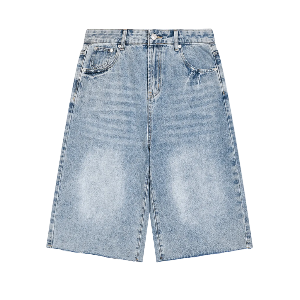 Vintage Denim Capri Shorts