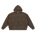 Leopard Waffle Hoodie