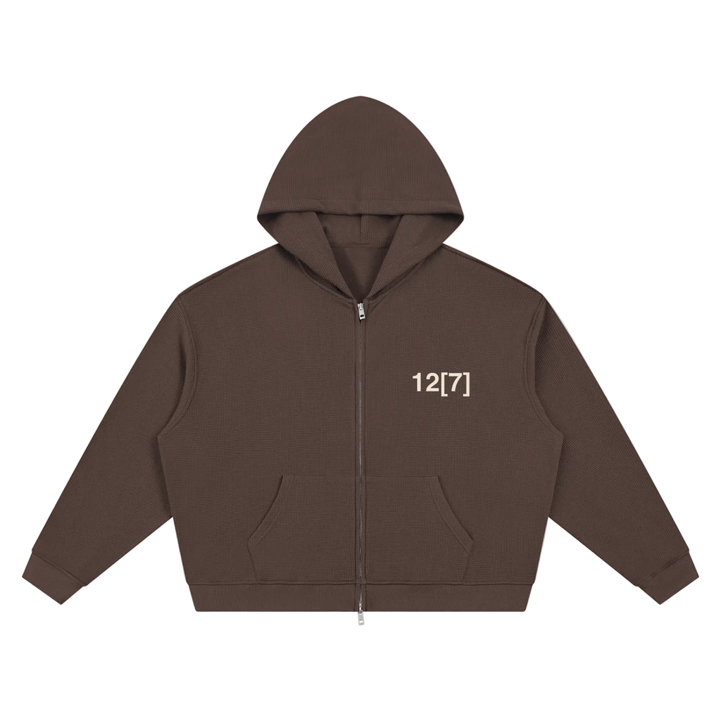 Waffle Boxy Hoodie