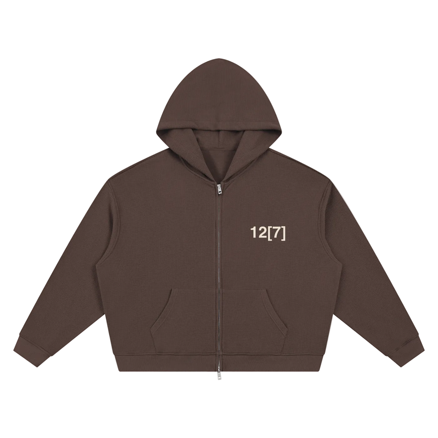 Waffle Boxy Hoodie