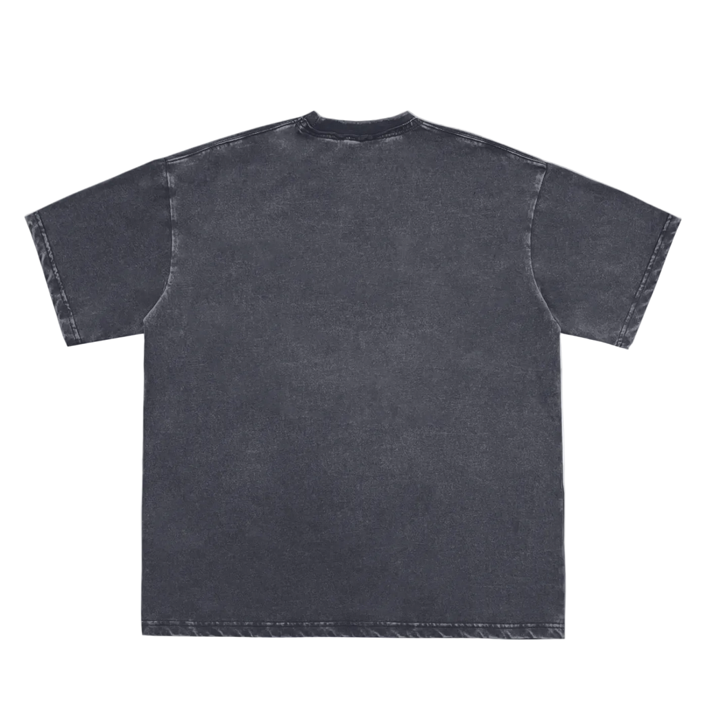 Raw-Edge Neckline T-Shirt