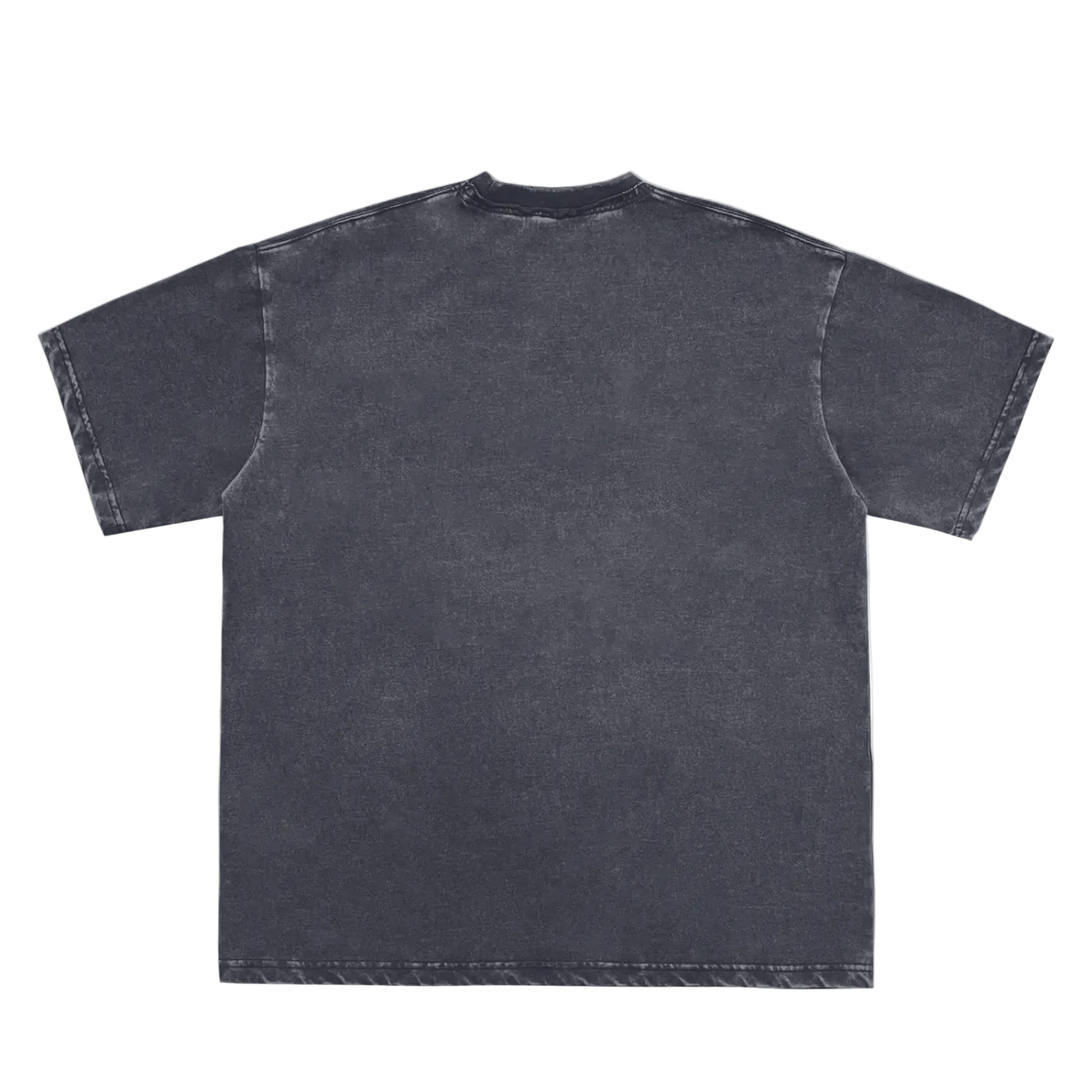 Raw-Edge Neckline T-Shirt