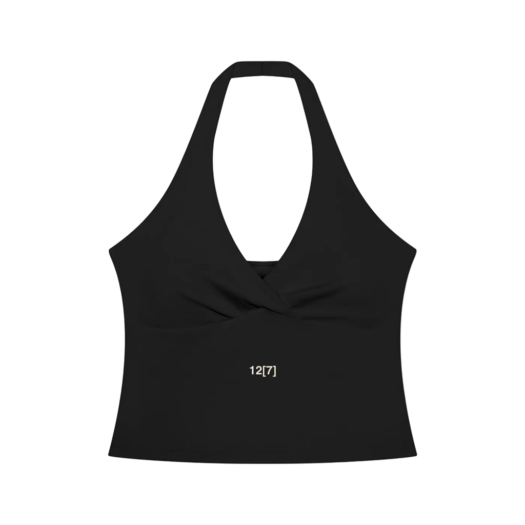 Women’s Ruched Halter Yoga Tank Top