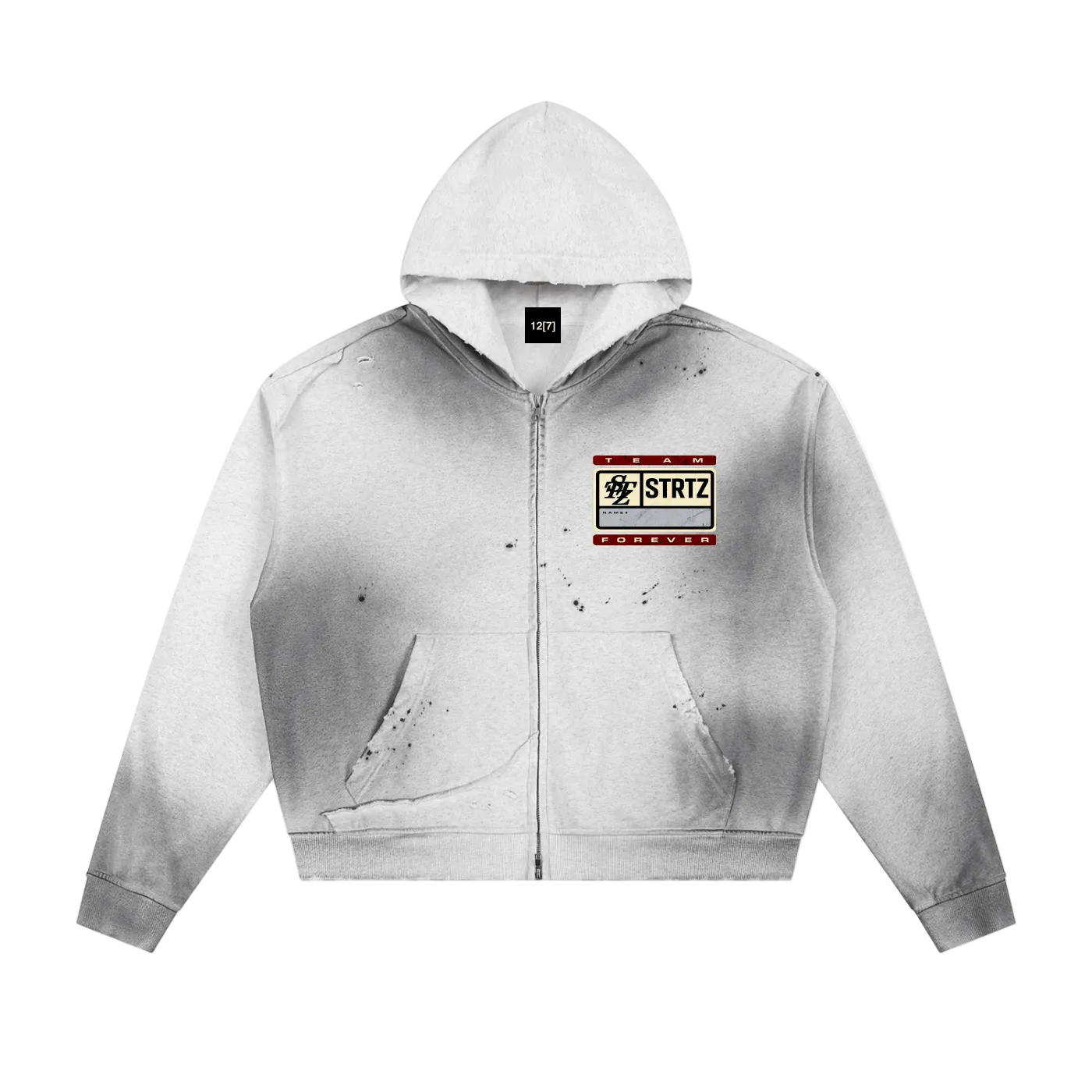 Grey 'STRTZ' Hoodie
