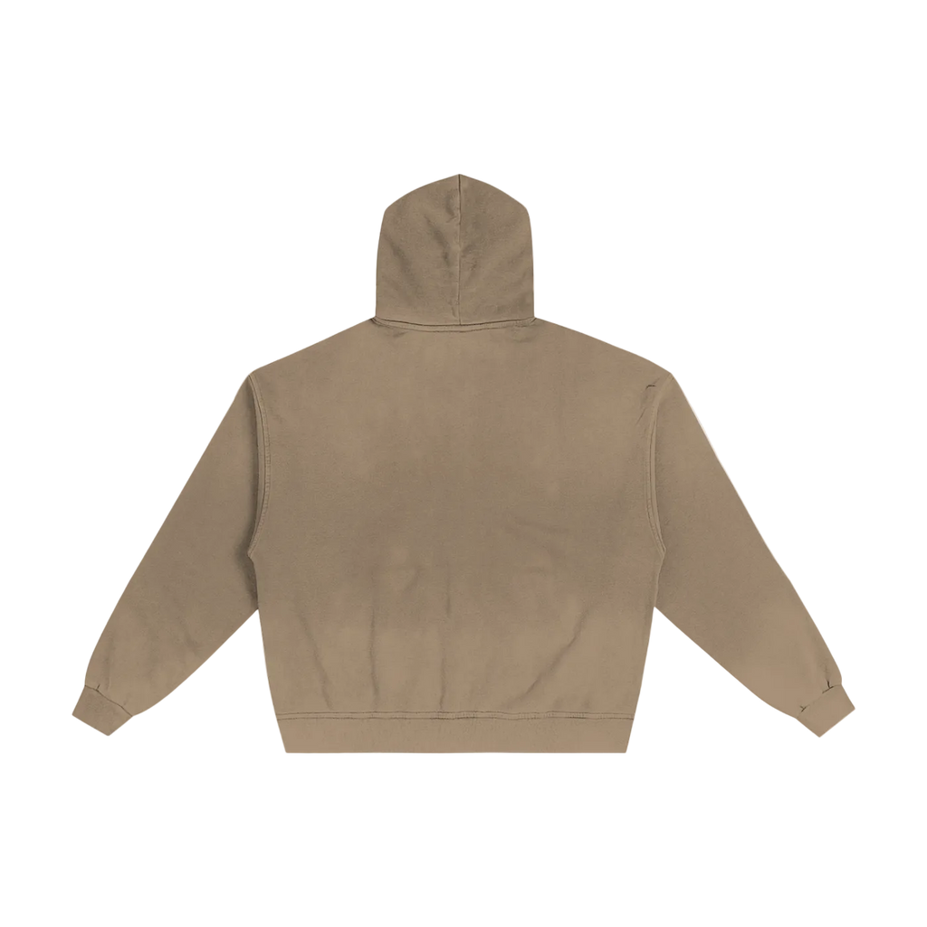 Hand-Frayed Sunfade Hoodie