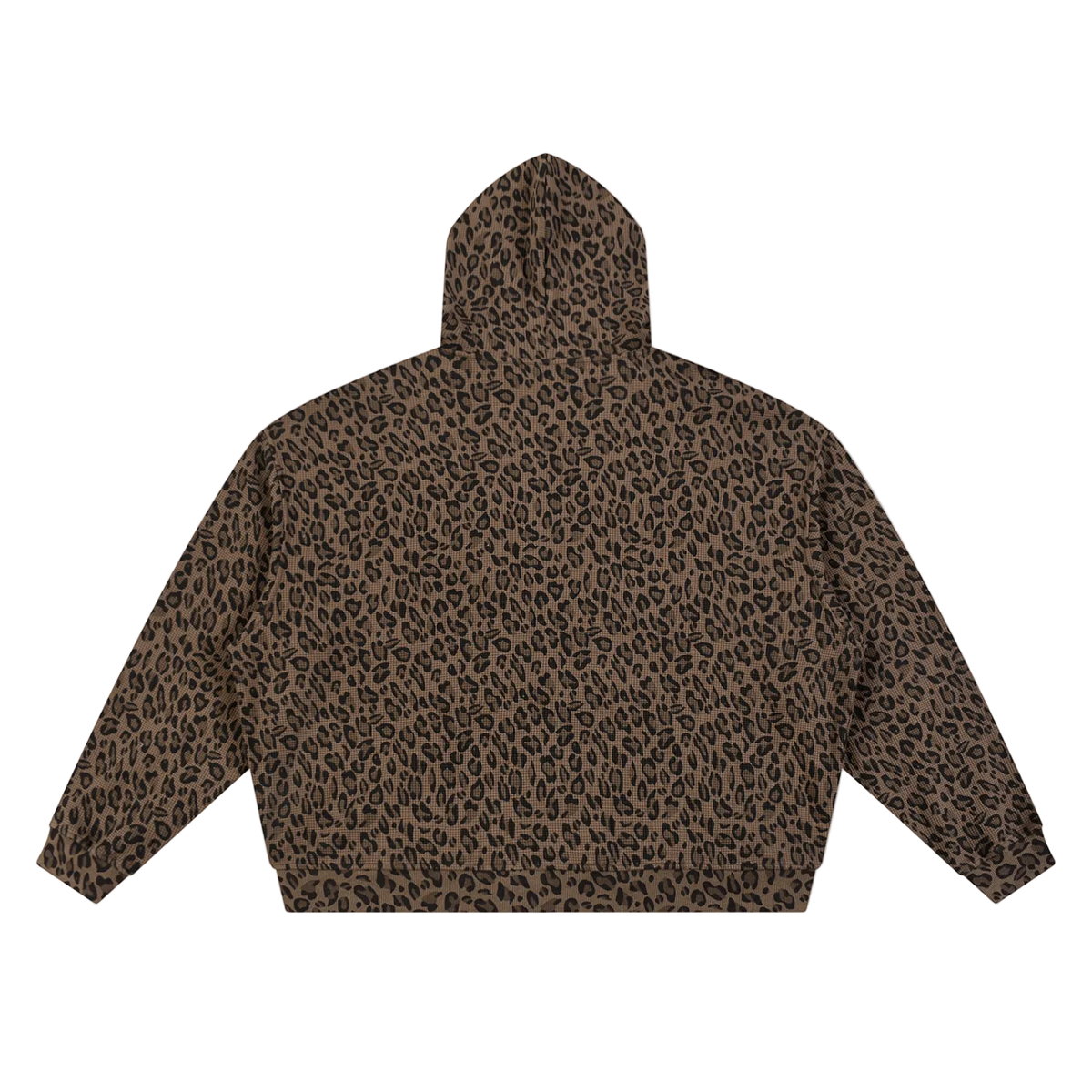 Leopard Waffle Hoodie