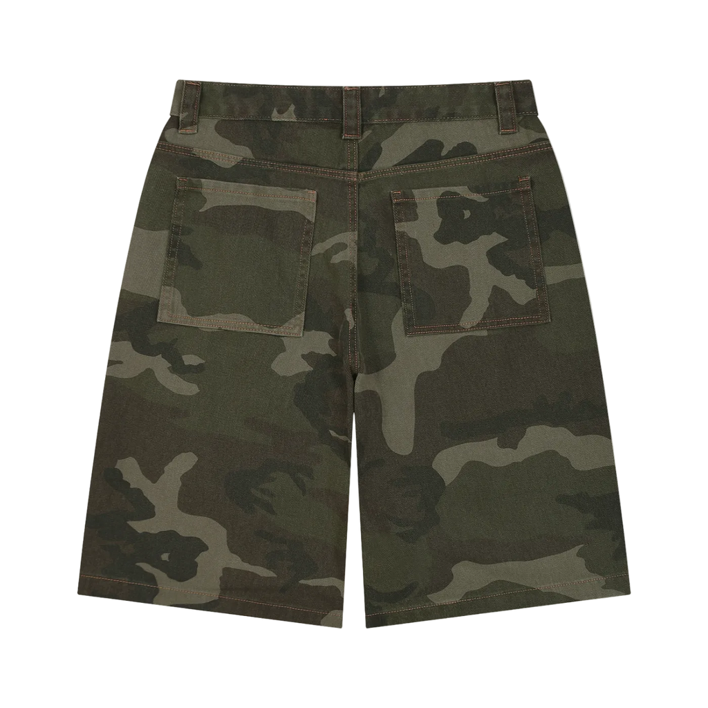 Men's Wide Leg Camo Shorts