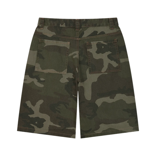 Men's Wide Leg Camo Shorts