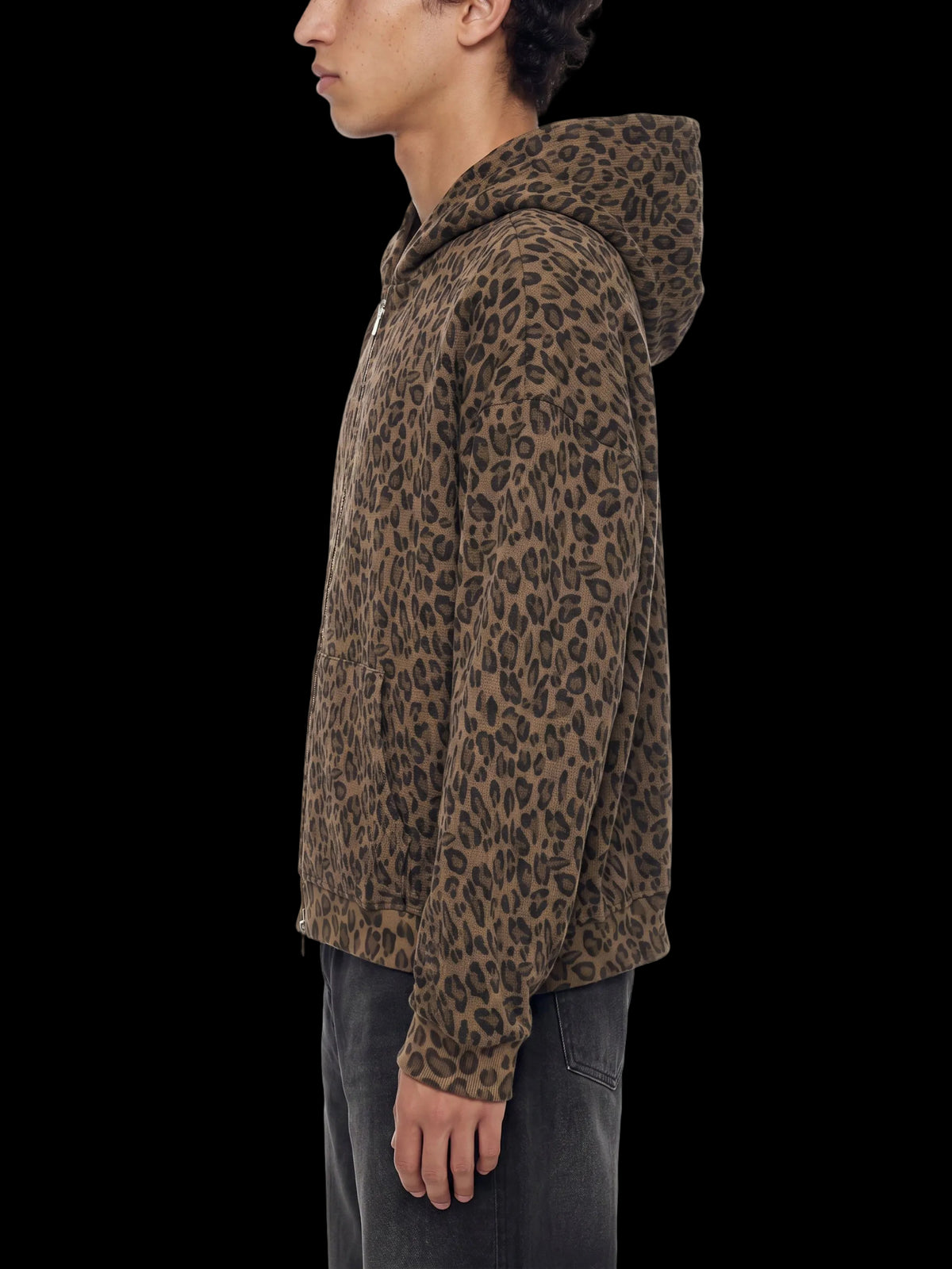 Leopard Waffle Hoodie