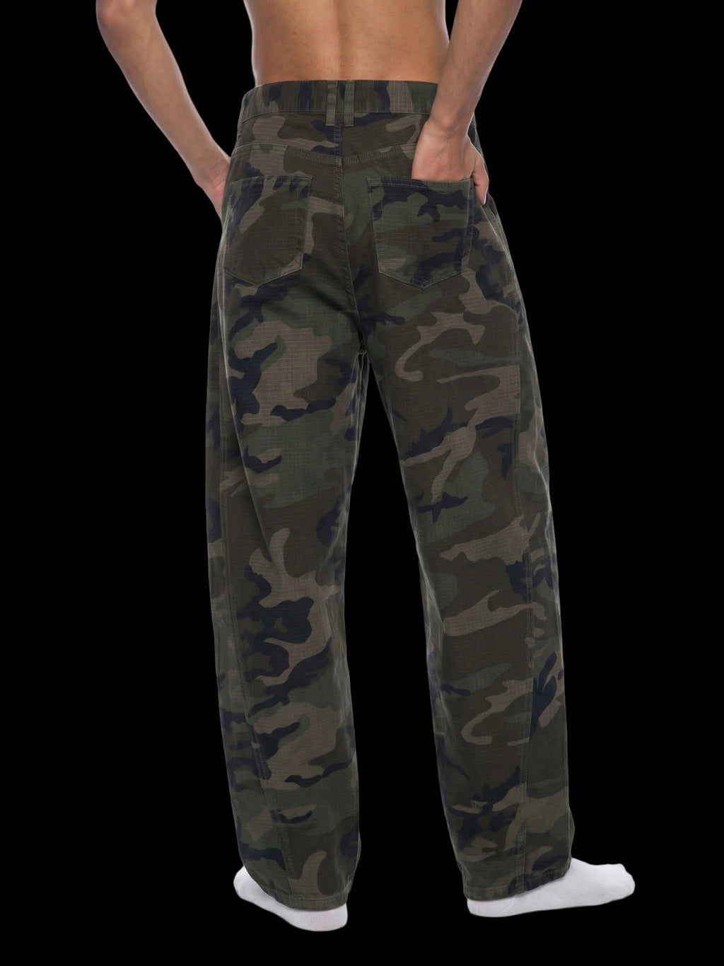 Camo Barrel Pants