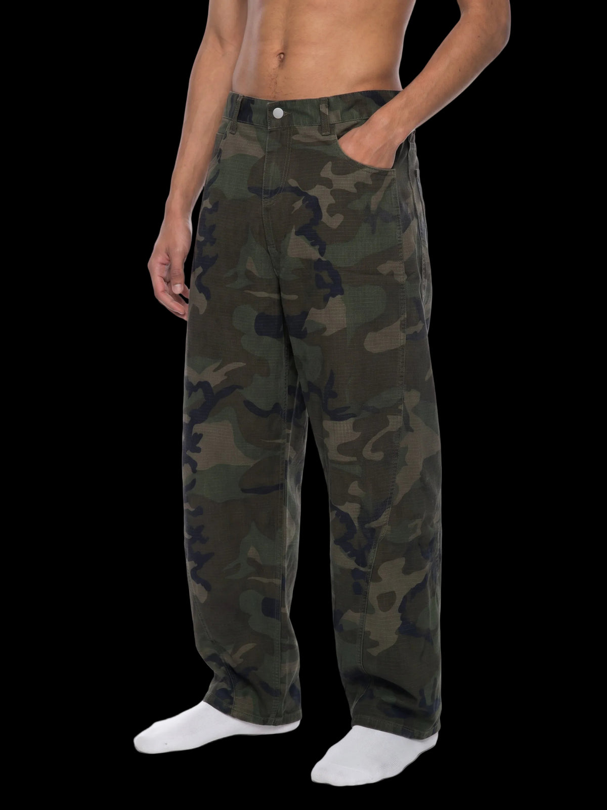 Camo Barrel Pants
